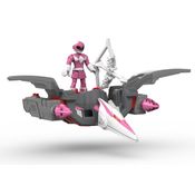 Imaginext - Power Rangers Zord Rangers - Ranger Rosa e Zord Pterodáctilo Dfx60