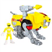 Imaginext - Power Rangers Zord Rangers - Ranger Amarelo e Zord Dente de Sabre Cjr26