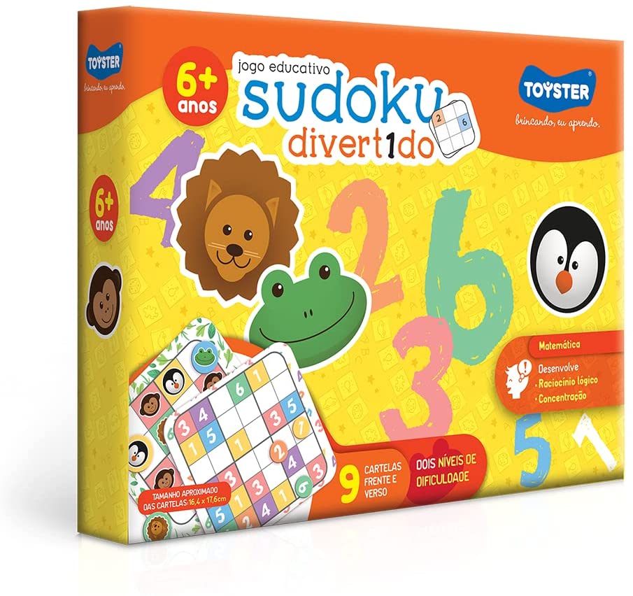 Sudoku Infantil Ed. 02 - Muito Fácil - Jogos 4x4 - 1 Jogo Por Página