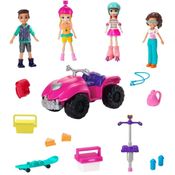 Mini Boneca Polly Pocket c/ Veículo - Diversão com Amigos - Mattel -  UNICA