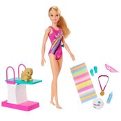 Boneca Barbie Nadadora - Dreamhouse Adventures - Mattel -  UNICA