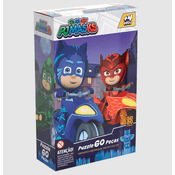 Puzzle Infantil 60 Peças - Grow -  PJ MASKS