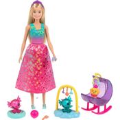 Boneca Barbie Fada Dreamtopia - Dia de Pets - Babá De Dragões Bebês - Mattel UNICA