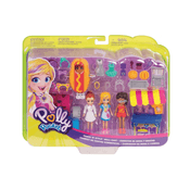 Polly Pocket Quiosque de Lanches 3 Amigas - Mattel - UNICA