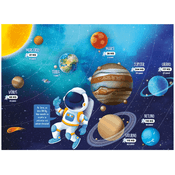 Puzzle 100 Peças - Grow -  CONHECENDO OS PLANETAS