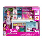 Playset - Barbie - Conjunto de Confeitaria para Decorar - Mattel