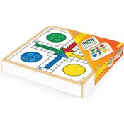 Jogo de Tabuleiro Dama e Ludo - Junges -  UNICA