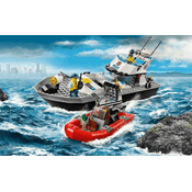 Lego City - Barco de Patrulha Policial 200 Peças 60129  UNICA