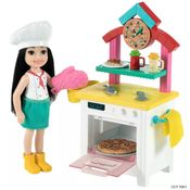Boneca Barbie Chelsea Profissões Pizzaria - Mattel