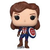 Boneco Funko Pop Marvel What If Captain Carter Especial  875