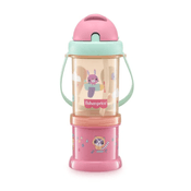 Copo com Porta Snack Playful Fisher-Price Rosa
