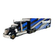 Miniatura Caminhão Custom Haulers 1:64 Maisto Design - International Lonestar Toyo Tires Azul e Preto