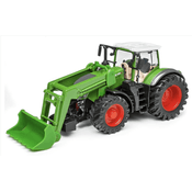 Trator com Pá na Frente 10 cm Burago Farm - Fendt 1050 Vario com Pá Frontal