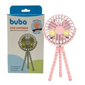 Mini Ventilador para Berço/Carrinho Rosa