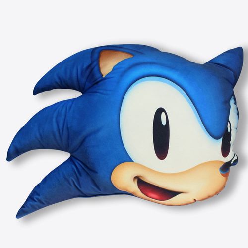 Almofada Formato Cabeça Sonic Speed