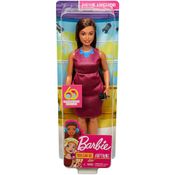 Barbie Profissões Aniversário 60 Anos Jornalista Gfx27 - Mat