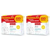 PACK 400 TOALHAS UMEDECIDAS COM PERFUME FISHER PRICE