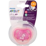 CHUPETA ULTRA AIR UNITARIA UNICORNIO 6-18M MENINA - AVENT