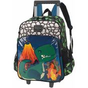 MOCHILA DE RODINHAS UP4YOU DINOSSAURO VERDE IC34195UP (264044)