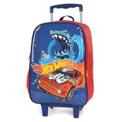 Mochila Carrinho Hot Wheels Vermelha Luxcel Lc35921hw-Vm (353038)