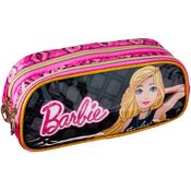 Estojo Escolar Infantil Da Barbie Preto (253994 )