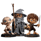 Pack Mini Co Senhor dos Anéis - Frodo, Gollum e Gandalf