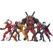 Pack Marvel Legends - Carnage, Miles Morales, Morbius, Phage, Ghost-Spider e Venompool