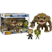 Funko Pop - Star Wars - Rancor with Luke Skywalker & Slave Oola - 3 Pack