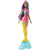Boneca Barbie Dreamtopia Sereia Cauda Amarela Mattel