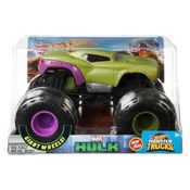 Hot Wheels Carrinho Monster Trucks Hulk  1:24 - Mattel