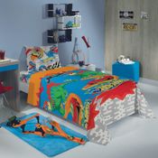 Jogo de Cama Microfibra Hot Wheels Com 2 peças lepper kids