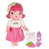BONECA MORANGUINHO DE VINIL COM ACESSÓRIOS FAZ  XIXI MIMO 4006