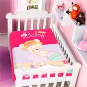 Cobertor Infantil Ursinha Baby Raschel Pink Jolitex- 4707