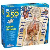 Quebra Cabeça Puzzle 250 Pçs Corpo Humano Grow- 2443