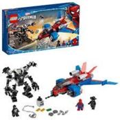 Lego Super Heroes Homem Aranha Spiderjet Vs Robô Venom 76150