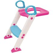 Assento Redutor Com Escada Rosa 7425 - Buba