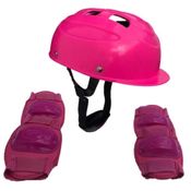 Kit De Proteção Joelheira E Cotoveleira Rosa Pink CP02 CIE