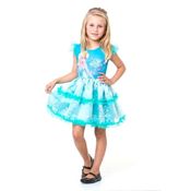 Fantasia Infantil Frozen Elsa Pop Tamanho G - Regina 1301