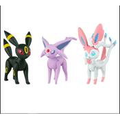 Pokémon Conjunto Umbreon, Sylveon e Espeon - Sunny 1966