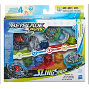 Kit Beyblade Burst Turbo Slingshock Master Set - Hasbro E6779