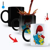 Caneca Magica Galinha Pintadinha Natal Personalizada 325ml