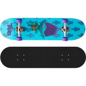 Skateboard - Trolls - Happy Branch - 80 cm - Froes - Azul
