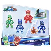 Conjunto de Mini Bonecos - PJ Masks - Heróis e Vilões - Missão Noturna - Hasbro