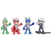 Conjunto de Mini Bonecos - PJ Masks - Heróis e Vilões - Missão Aérea - Hasbro