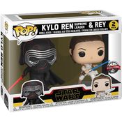 Boneco Funko Pop! Star Wars Rise Of Skywalker Kylo Ren E Rey