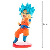 Action Figure Dragon Ball Super - Goku Super Sayajin Blue - Battle Of Saiyans - Wcf