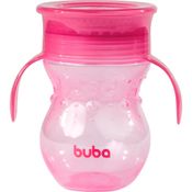 Copo 360° Com Alca Rosa Buba