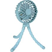 Mini Ventilador Para Berco E Carrinho Azul Buba
