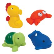 Bichinhos Para Banho Animais Marinhos Card Buba