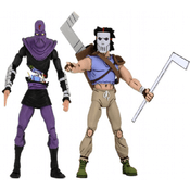 Casey Jones Vs Foot Soldier (Slashed) Cartoon 7 Figure - TMNT